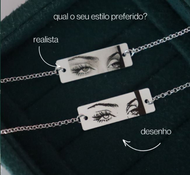 Pulseira pingnete plaquinha banhado a prata